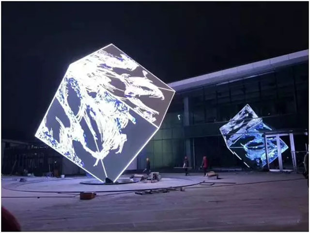 揭密2019数博会 LED魔方屏如何重塑数字创意产品展览展示服务